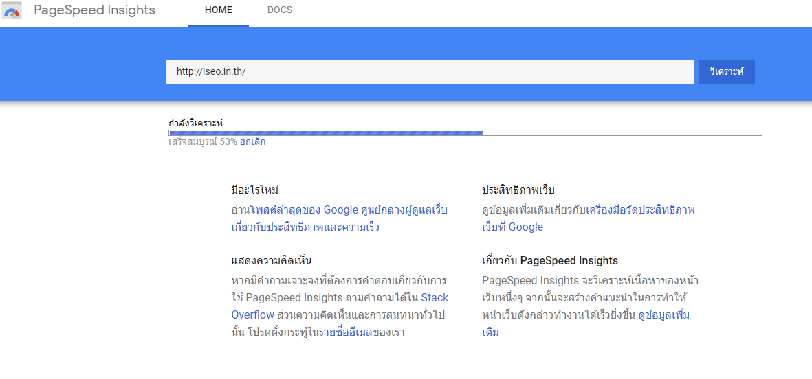 Page Speed Insight