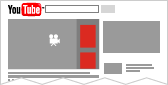 ตัวอย่างการแสดงโฆษณาแบบ Supporter card ใน Youtube